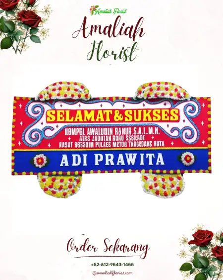 Papan Bunga Ucapan Selamat Ketanen